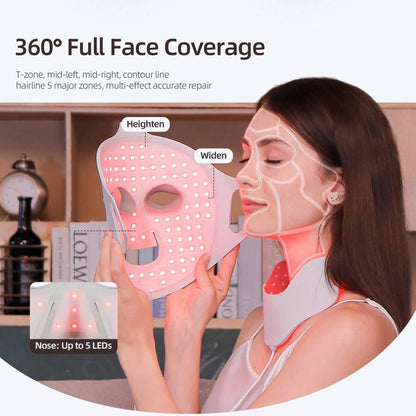 LumiGlow LED Acne & Beauty Therapy Mask