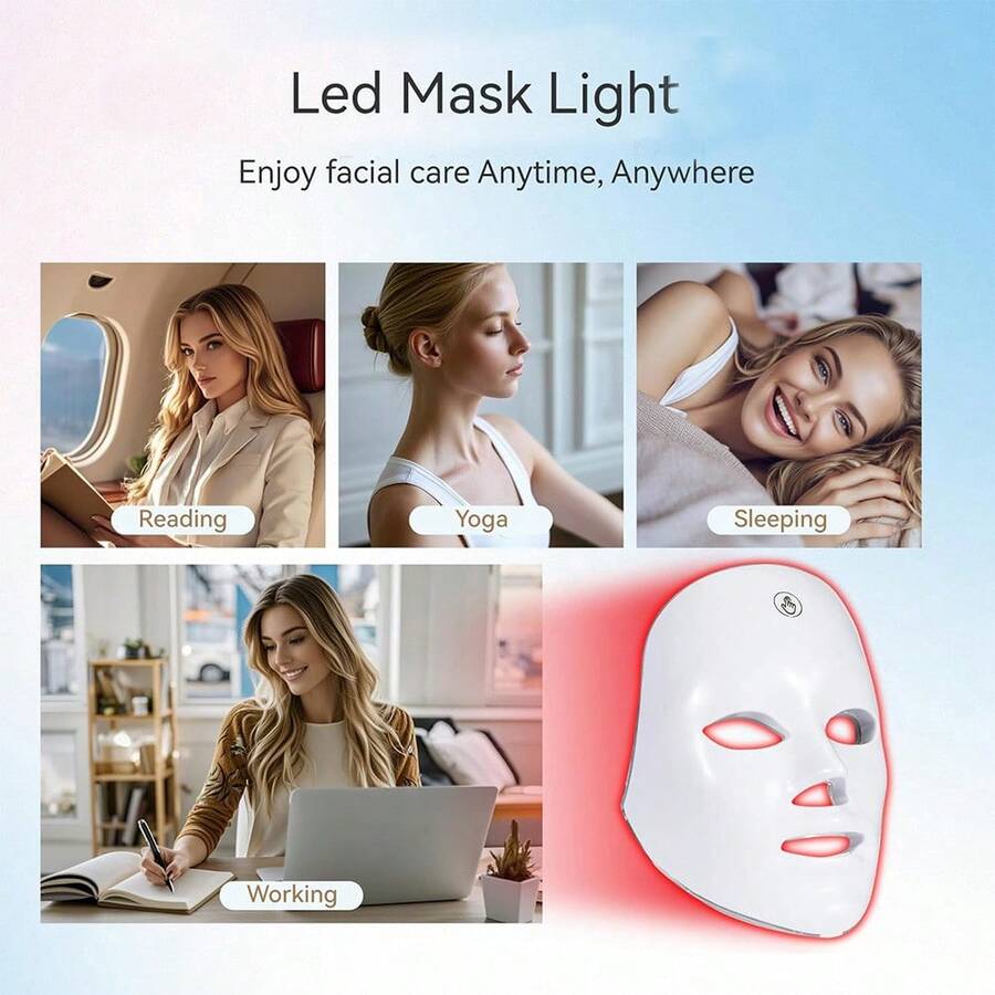 LumiGlow LED Acne & Beauty Therapy Mask