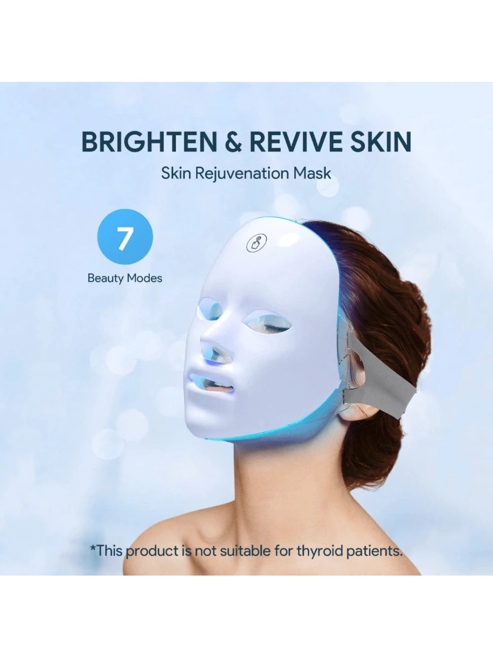 LumiGlow LED Acne & Beauty Therapy Mask