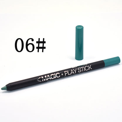 12 Color Eyeliner Pencil Pearl Eyes Lying Silkworm