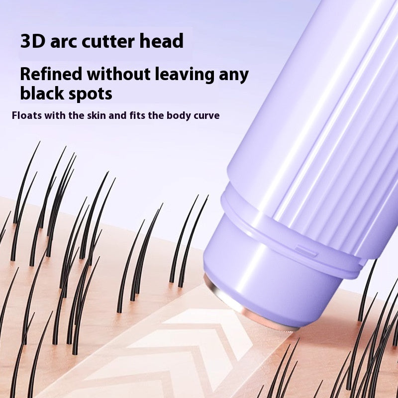 Portable Wireless Charging Lady Shaver Double-headed Electric Hair Removal Device