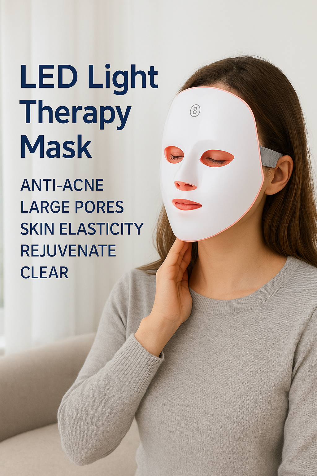 LumiGlow LED Acne & Beauty Therapy Mask