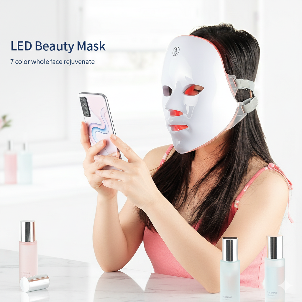 LumiGlow LED Acne & Beauty Therapy Mask