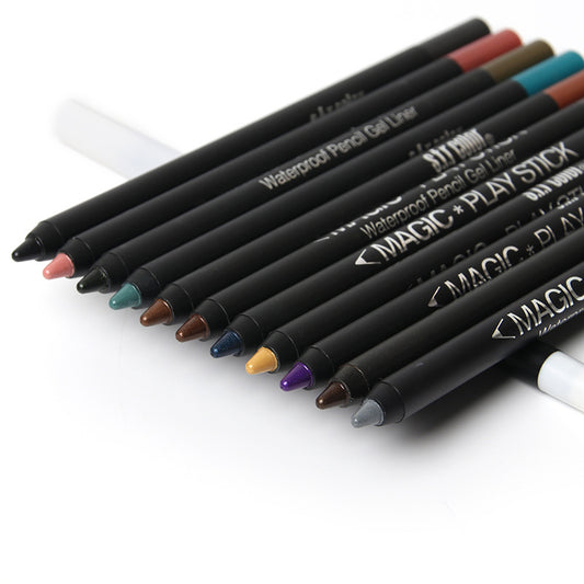 12 Color Eyeliner Pencil Pearl Eyes Lying Silkworm
