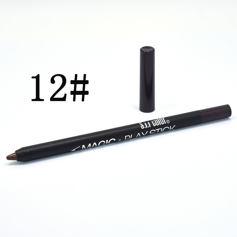12 Color Eyeliner Pencil Pearl Eyes Lying Silkworm